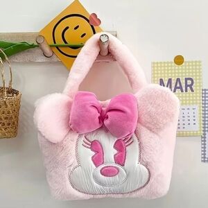 Disney Minnie Mouse Plush Purse Handbag Crossbody